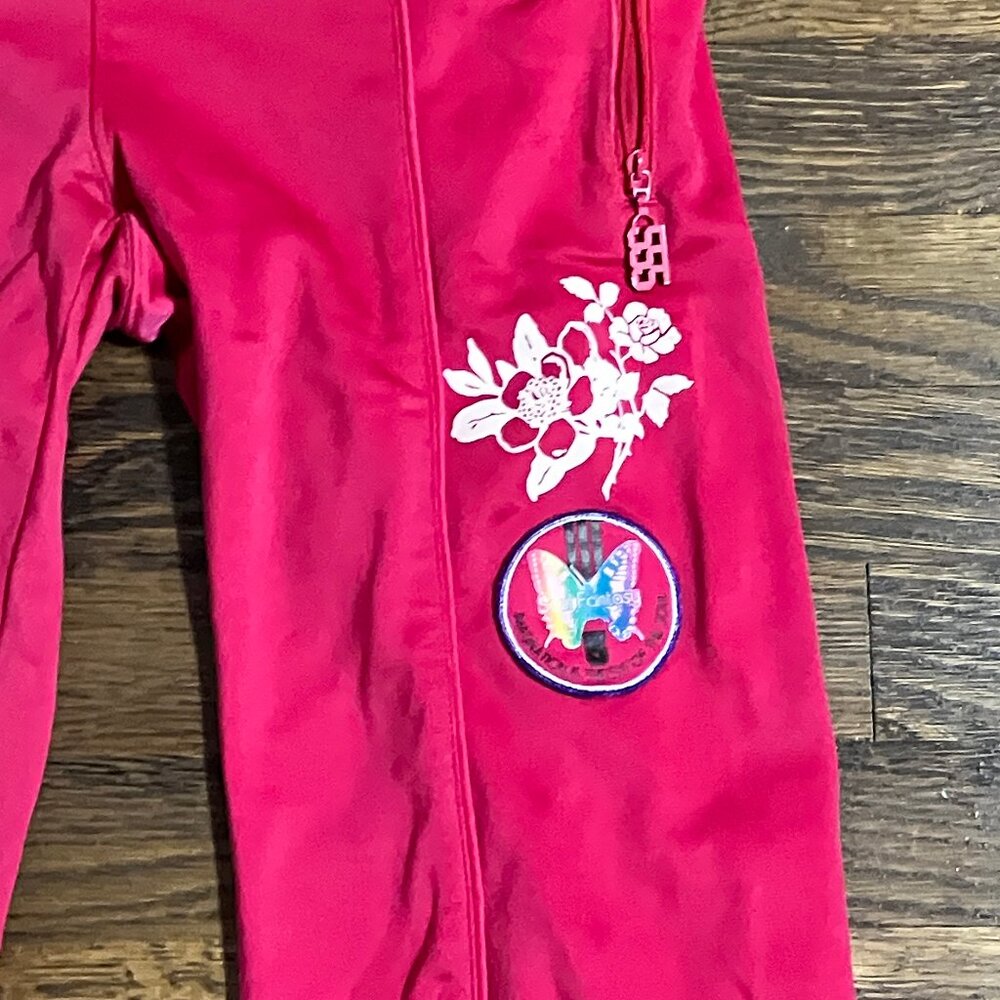 Triple Five Soul low rise magenta pink Soul Fantasy track pants XS RARE vintage - Picture 3 of 9